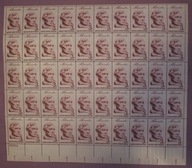 USA - ABRAHAM LINCOLN - ARKUSZ 50 ZNACZKÓW, CZYSTE, STARE, RZADKOŚĆ