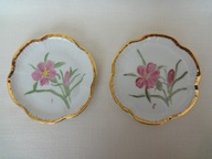 AK KAISER W. Germany 2 talerzyki r. malowane ok. 1970