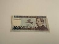 1000 litów/litas Litwa 1991; P#52 stan UNC