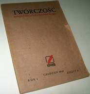"TWÓRCZOŚĆ" MIESIĘCZNIK LITERACKO-KRYTYCZNY ZESZYT 5/1945