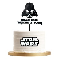 Topper Star Wars na tort – Niech Moc Będzie z Tobą + Star Wars NA BOK