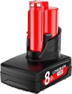 Akumulator bateria zamiennik Milwaukee M12 8.0Ah bdb jakość