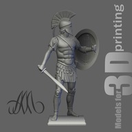 Hoplita grecki- figurka wydruk 3D