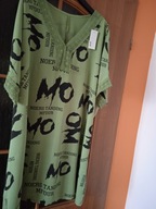 Bluzka zielona tunika 54,56,58,4xl,5 xl,6xl