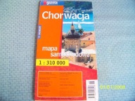 Chorwacja Mapa samochodowa 1:310 000 Praca zbiorowa