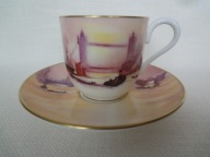 ROYAL WORCHESTER filiżanka Harry Davis LONDON SCENES 1990