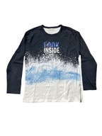 Bluzka długi rękaw granatowa dziecko 140