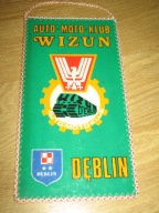 Auto-Moto Klub WIZUN Dęblin Polski Związek Motorowy proporczyk