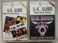 U.K. SUBS - DOWN ON THE FARM/MAD COW FEVER,2kasety