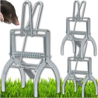 Pułapka MEMFLOW na krety 3 szt. stal nierdzewna zapadkowa