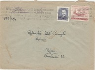 List z frankaturą mieszaną i przedrukową "grosze"