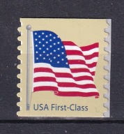 USA** Sztandar, z rolki Mi 4203