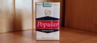 Kolekcjonerskie pudełko po papierosach Popular Kuba PRL