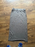 Jasny brąz spódnica na gumce maxi