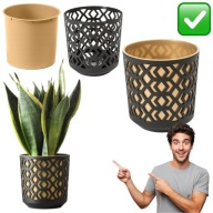 DONICZKA AZTEK CZARNA Z ZŁOTYM WKŁADEM 14x15 CM | LAMELA