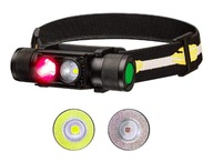 WURKKOS H25LR LATARKA CZOŁOWA BIAŁE + CZERWONE LED + AKU 18650 USB-C