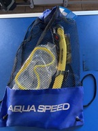 Zestaw do nurkowania dla dzieci maska fajka Aquaspeed ENZO SAMOS żółty