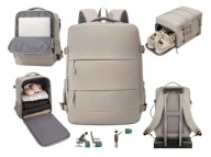 PLECAK DO SAMOLOTU KABINOWY 40x30x20 BAGAŻ PODRĘCZNY WIZZAIR RYANAIR BEŻOWY