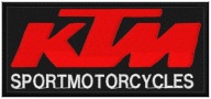 Termo Naszywka KTM Motor Honda Motoryzacja Haftowana Naprasowanka