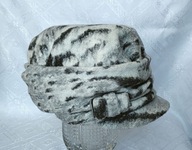 CZAPKA KASZKIET DAMSKI PANPAN ODCIENIE SZAROŚCI 58-61/ M