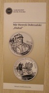 FOLDER EMISYJNY NBP DO MONETY 10 zł 2024 Mjr Henryk Dobrzański "Hubal"