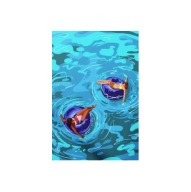 Plakat „Pool Float” – Artystyczny Plakat Wakacyjny