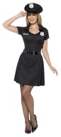POLICJANTKA PANI POLICJANT AGENTKA OFICERKA Mundur Strój Kostium S S/M