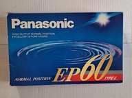 Panasonic - Kaseta audio EP60 / EP90 - Atrapa - Imitacja - UNIKAT - 1992