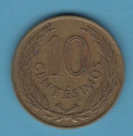 (1UR05) Urugwaj 10 centésimos, 1960