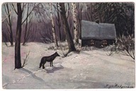 Wilk Las chata widoki i typy ROSJI ok.1915r. nakład Ostrowski