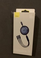 Baseus Zestaw kabli USB - USB typ C / microUSB / Lightning Baseus