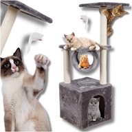 Drapak niski, legowisko, słupek do drapania, wieża Omna 61 - 100 cm