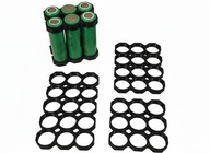 Uchwyt mocujący do Ogniw 18650 3x2 koszyk siatka dystansowa