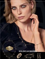 POZŁACANY 18-KARATOWYM ZŁOTEM KOMPLET BIŻUTERII MAXIMA AVON