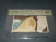 2009 20 złotych Fryderyk Chopin PMG 67 EPQ