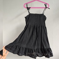 Rozkloszowana sukienka na ramiączkach Gap Kids 104 bawełna haleczka (277)