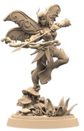 Twilight Arrow Watcher Faerie Leśne Elfy Wróżkowy Łucznik A RPG Druk 3D