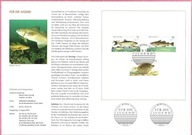 Niemcy 2016 karnet FDC, 3zn. ryby morskie, nominał 4,25€