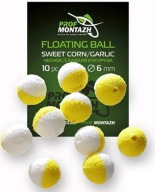 Przynęta Zanęty Sztuczny Kulki ProfMontazh 6mm - Sweet corn / Garlic