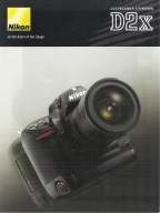 Katalog Prospekt Nikon D2x 6 stron 2004 rok PL
