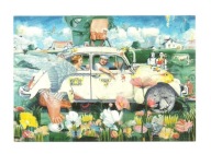 Pocztówka - P. Giovanopoulos, Volkswagen Garbus / Chrząszcz