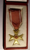 Order Polonia Restituta krzyż kawalerski 1944 PRL stara cienka wersja; OOP