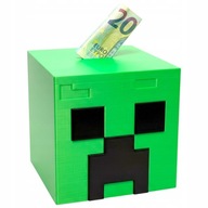 Creeper Skarbonka Minecraft PREZENT dla dzieci + IMIĘ PERSONALIZACJA eko