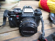 PENTAX Program A + SMC PENTAX-A 50mm 1:1.7 Świetny Stan