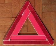 TRÓJKĄT SAMOCHODOWY OSTRZEGAWCZY ODBLASKOWY AWARYJNY
