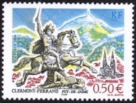 Francja 2004 Znaczek 3790 ** turystyka pomnik kościół Wercyngetoryks