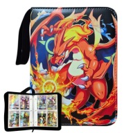 Duży album na karty Pokémon Błyskawica na 400 kart, zapinany
