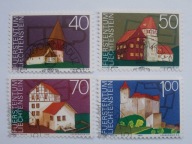 Liechtenstein - zabytki - Mi. 630-33 kasowane