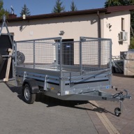 Przyczepka Samochodowa z Nadstawkami Siatkowymi Brenderup 2260 pod QUADA