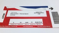 bilet WISŁA Kraków - POLONIA Bytom 2008